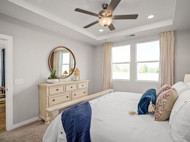Furnished interior in a model home at Sage Farms in White House (Image 27).