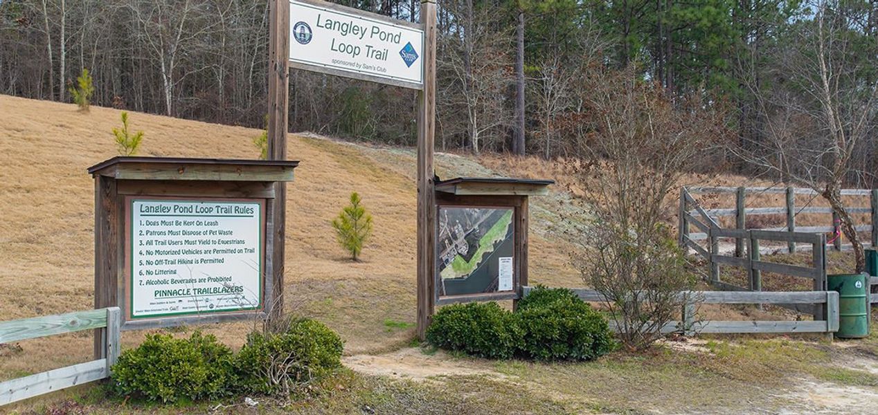 Langley Pond Park Trail Langley Pond Park Trail