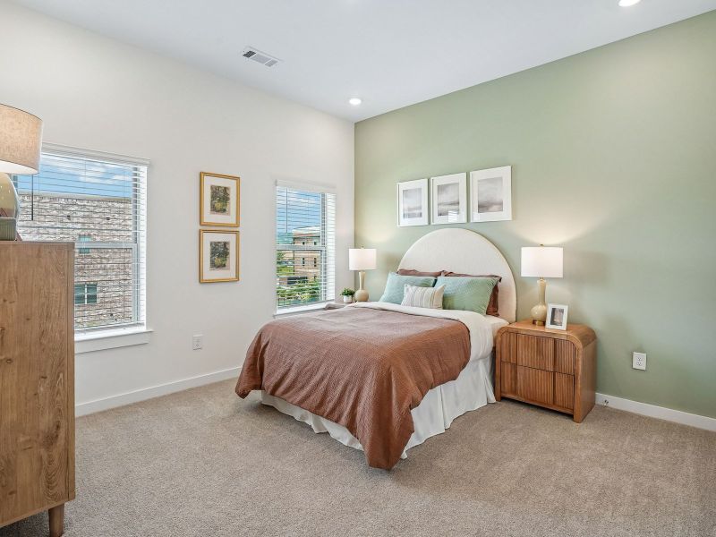 Furnished interior in a model home at Preston Park in Spring Hill (Image 12).