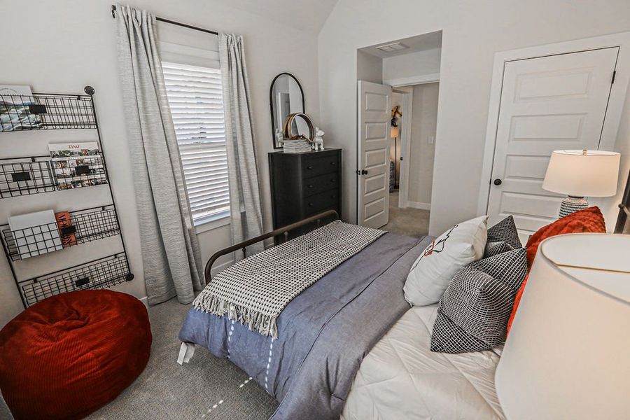 Furnished interior in a model home at Walker Farms in Bartlett (Image 43).