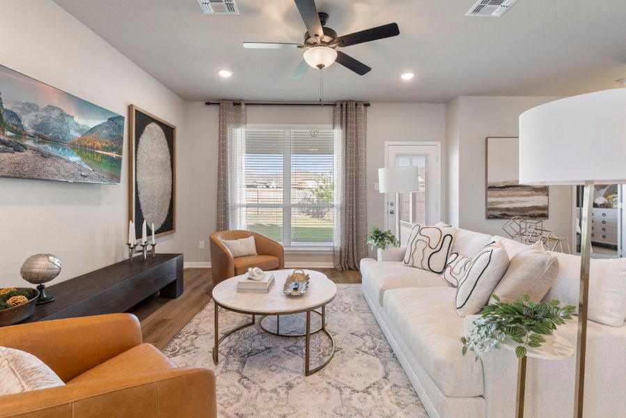 Furnished interior in a model home at Northgate in Temple (Image 20). Furnished interior in a model home at Northgate in Temple (Image 20).