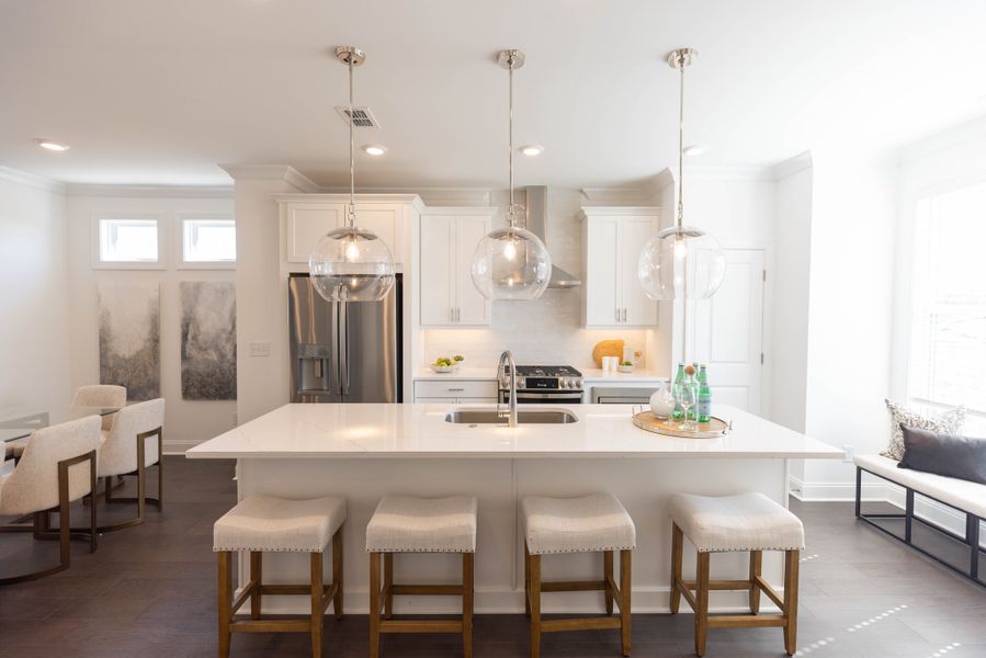 The Glendale Townhome Model - Kitchen The Glendale Townhome Model - Kitchen