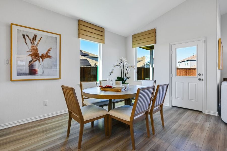 Furnished interior in a model home at Madero 50s in Fort Worth (Image 110).