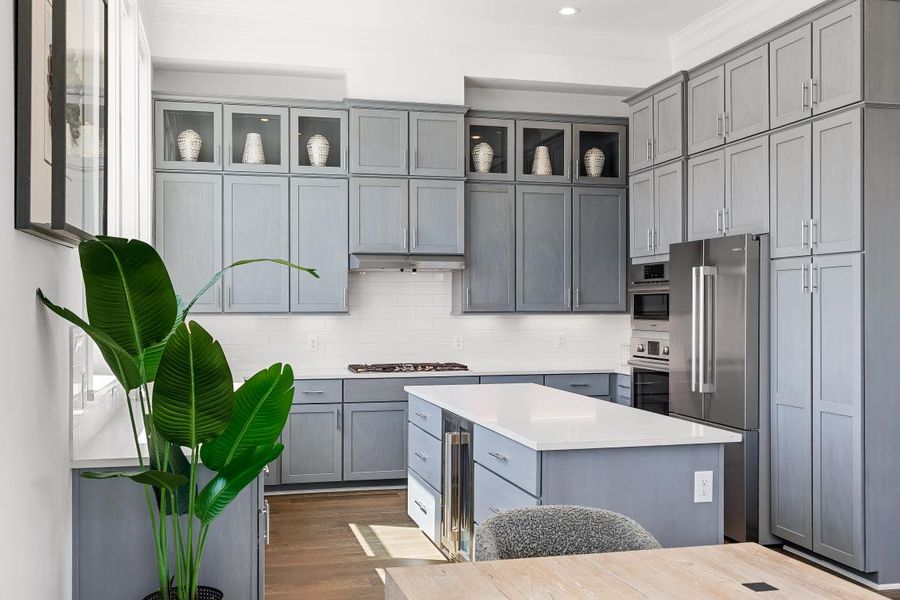 Furnished interior in a model home at Foundry Row in Dallas (Image 15). Furnished interior in a model home at Foundry Row in Dallas (Image 15).