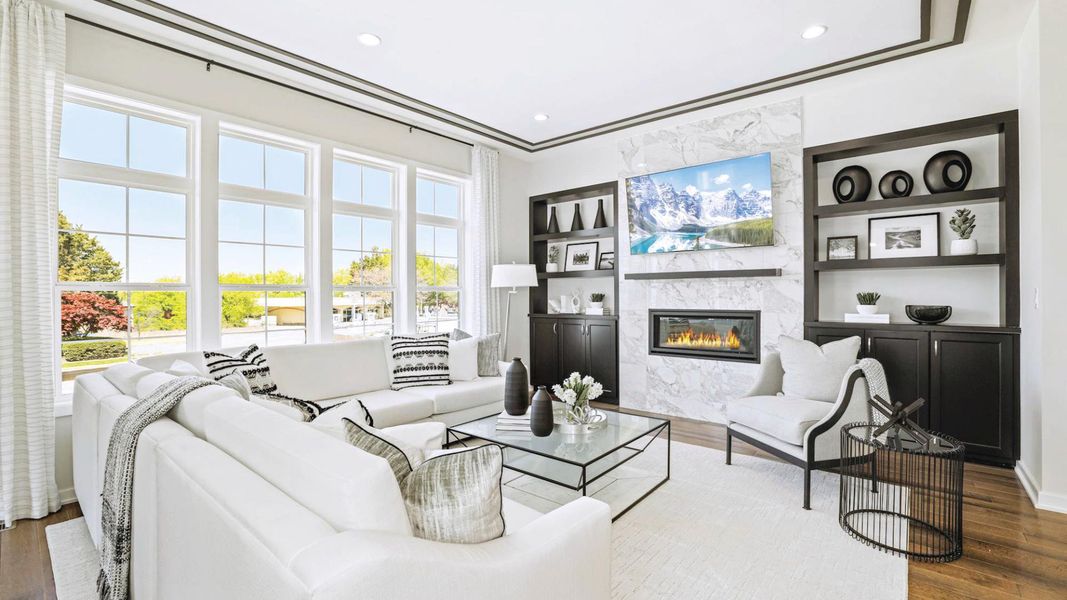 Great rooms filled with abundant natural light Great rooms filled with abundant natural light