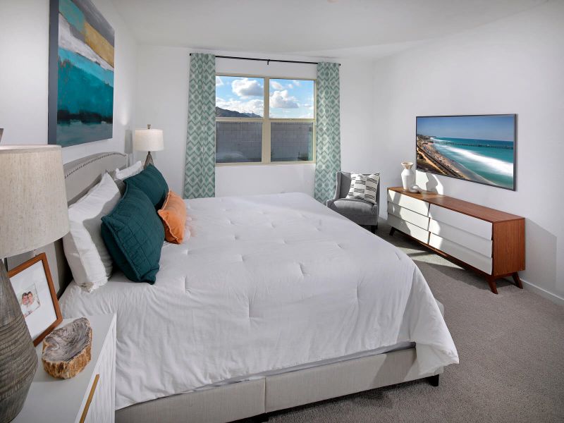 Furnished interior in a model home at San Tan Groves - Classic Series in San Tan Valley (Image 15).