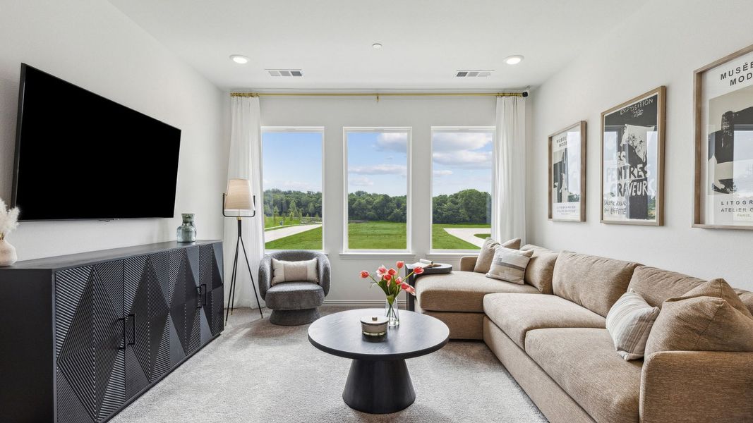 Furnished interior in a model home at Painted Tree – Woodland District in McKinney (Image 30).