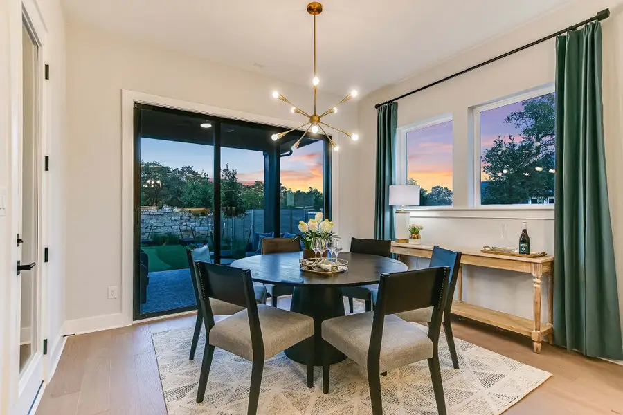 Furnished interior in a model home at Wolf Ranch – West Bend in Georgetown (Image 7).