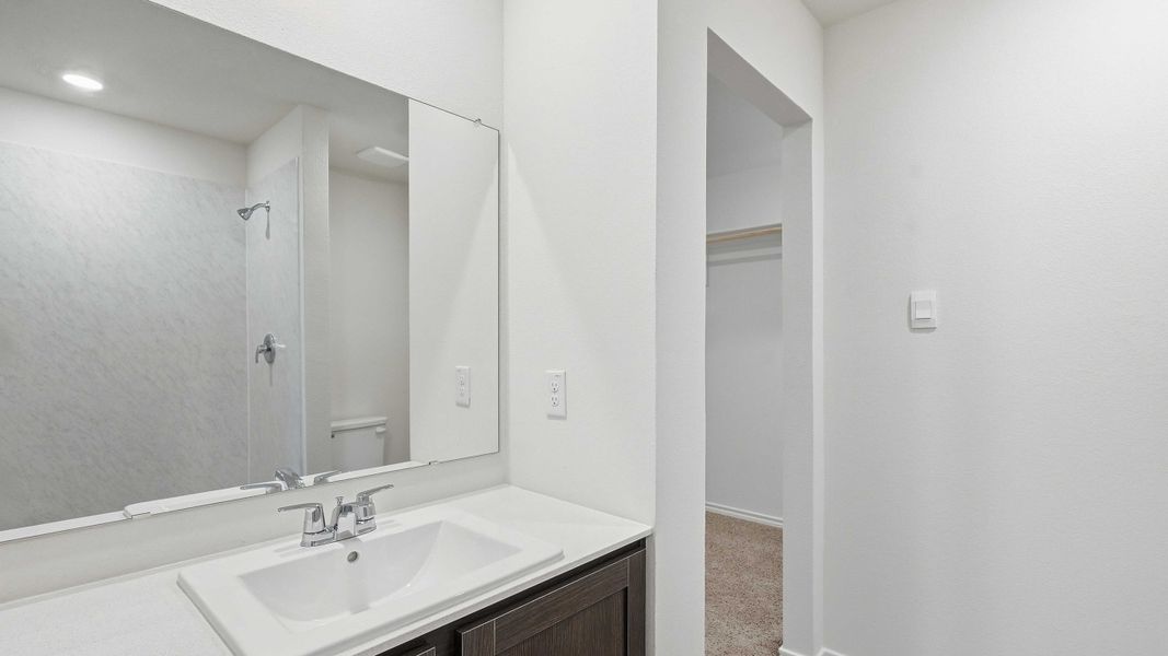 Furnished interior in a model home at Maplewood Meadows in Talty (Image 26). Furnished interior in a model home at Maplewood Meadows in Talty (Image 26).