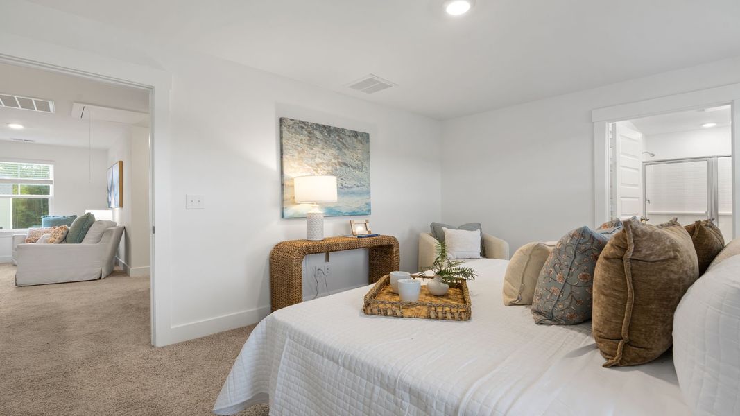 Furnished interior in a model home at The Pines at New Hampstead in Savannah (Image 24).