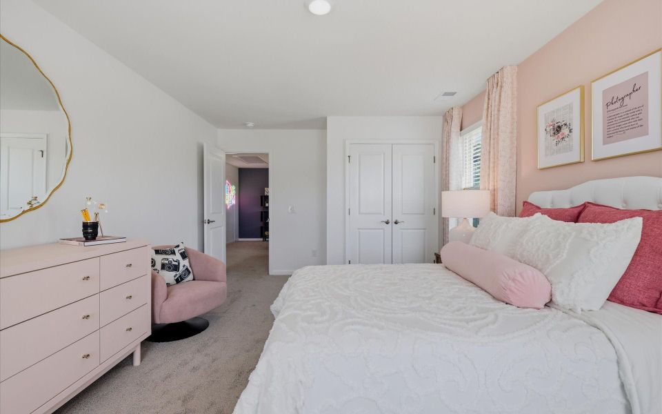 Furnished interior in a model home at Riverwalk Pointe at Mallory Creek - Townhomes in Leland (Image 25). Furnished interior in a model home at Riverwalk Pointe at Mallory Creek - Townhomes in Leland (Image 25).