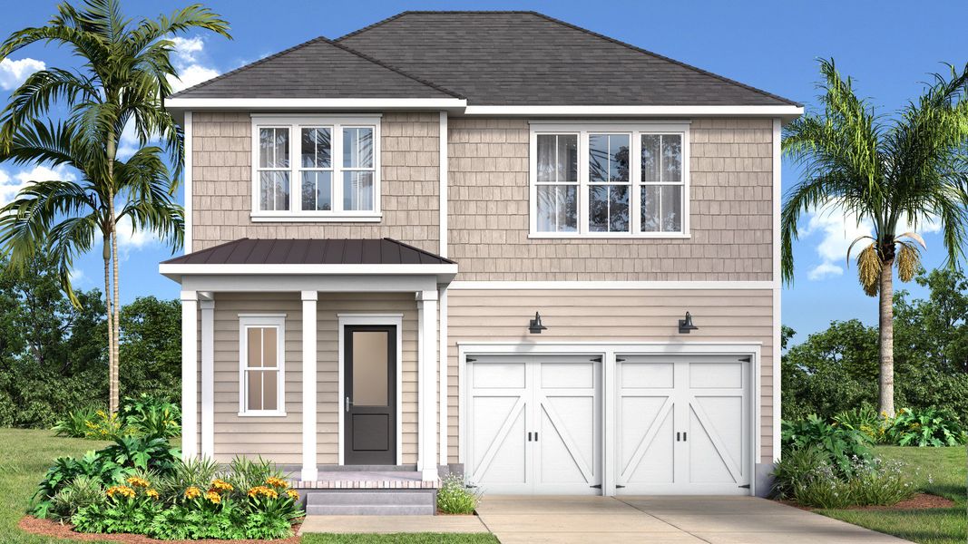 Front exterior of a home in the Midtown at Nexton community, located in Summerville, SC (Image 14).