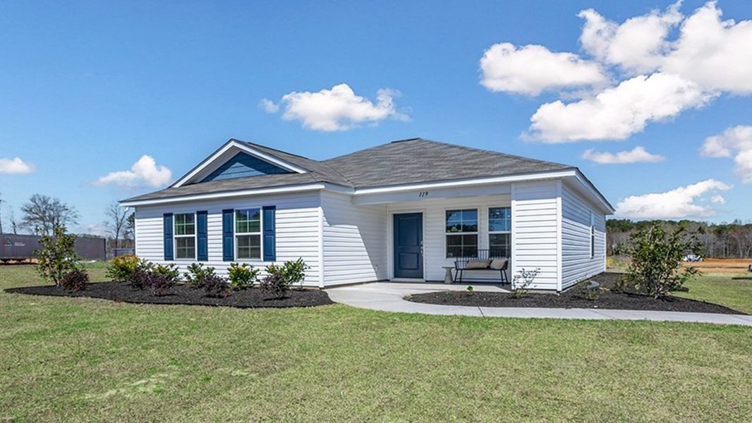 Front exterior of a home in the The Park at Wilkinson community, located in Orangeburg, SC (Image 2).