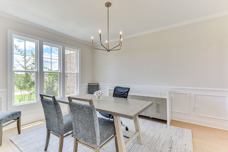 Separate dining room designed for both everyday meals and special occasions, with easy access to the kitchen and main living areas Separate dining room designed for both everyday meals and special occasions, with easy access to the kitchen and main living areas