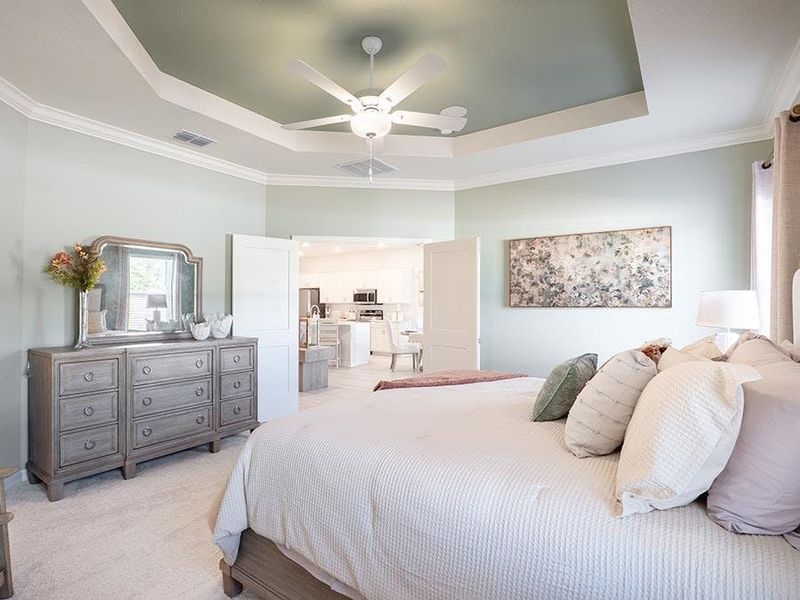 Your new home includes a spacious owner`s suite - Shelby model home in St. Cloud, FL