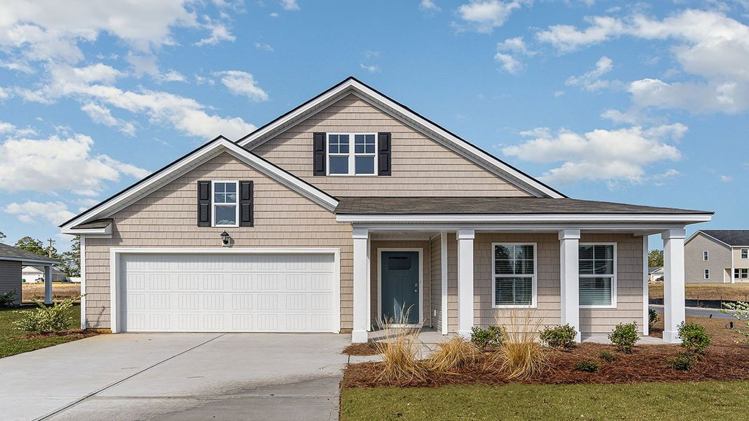 Front exterior of a home in the Heritage Crossing community, located in Conway, SC (Image 9).
