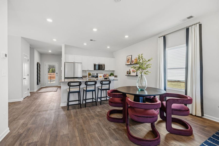 Furnished interior in a model home at Richburg Meadows in Richburg (Image 26).