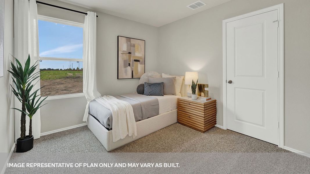 Furnished interior in a model home at Lantana in Lockhart (Image 6).