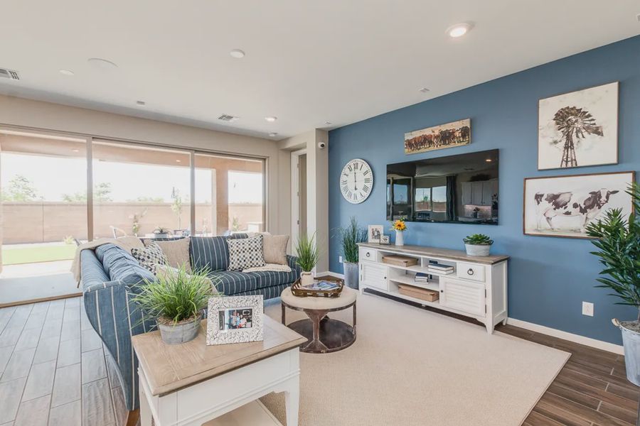 Furnished interior in a model home at Forté at Granite Vista in Waddell (Image 23). Furnished interior in a model home at Forté at Granite Vista in Waddell (Image 23).