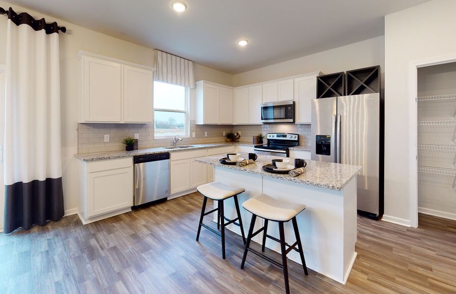 Modern Kitchen Design in Highlands of Carter's Station by Centex home builders Nashville Modern Kitchen Design in Highlands of Carter's Station by Centex home builders Nashville