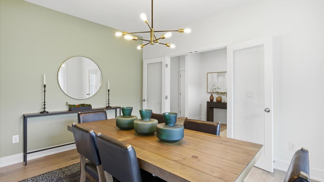 Furnished interior in a model home at Catlett Cove in Knoxville (Image 4).