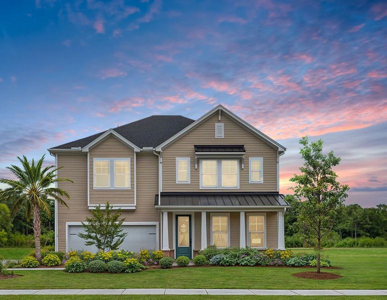 Front exterior of a home in the The Groves of Berkeley community, located in Moncks Corner, SC (Image 3).