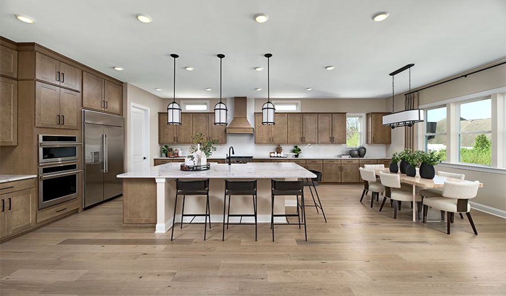 Furnished interior in a model home at August Park in Spring Hill (Image 39).