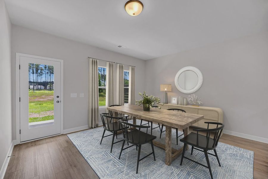 Furnished interior in a model home at Hammock Walk at Nexton in Summerville (Image 31).