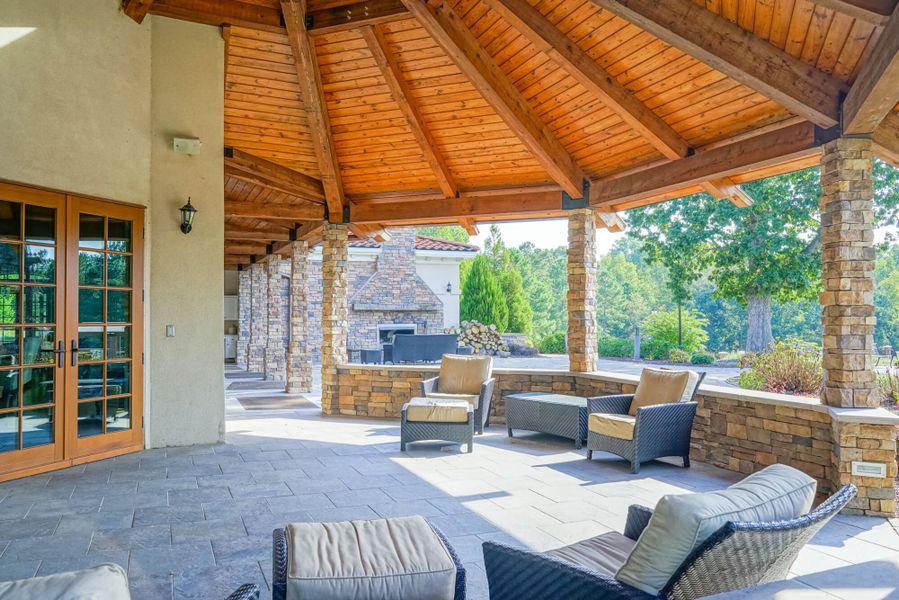 Clubhouse patio at Portofino