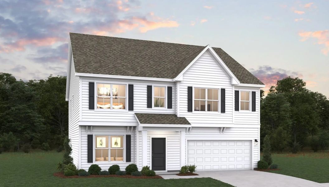 Front exterior of a home in the The Pier South 52' community, located in Seneca, SC (Image 11).