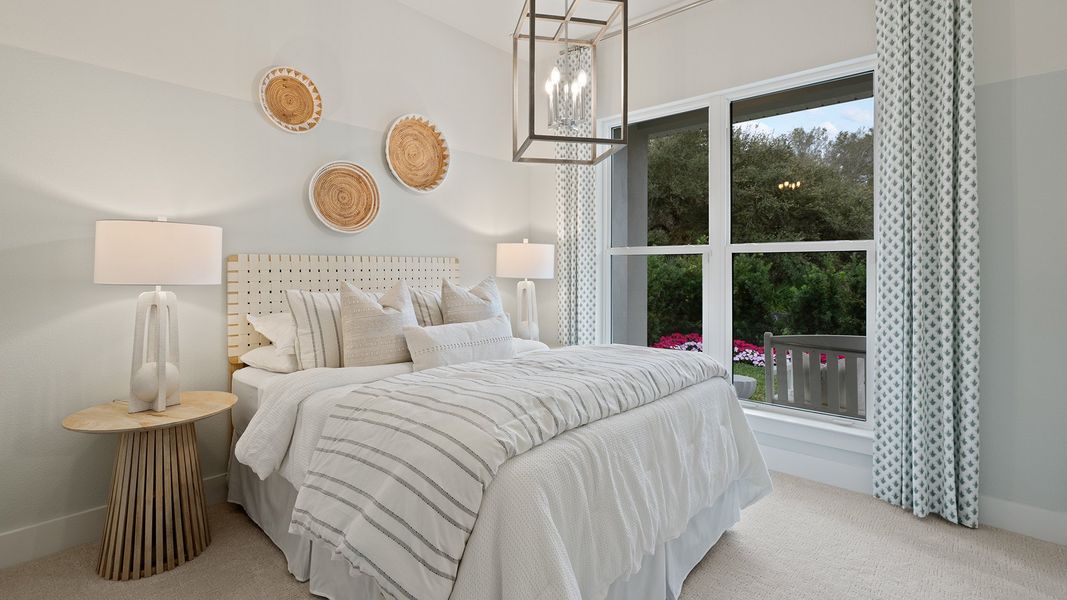 Furnished interior in a model home at Turnleaf 60' in Punta Gorda (Image 13).