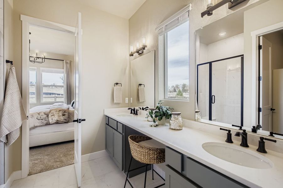 Furnished interior in a model home at Country Club Reserve – Fort Collins in Fort Collins (Image 10). Furnished interior in a model home at Country Club Reserve – Fort Collins in Fort Collins (Image 10).