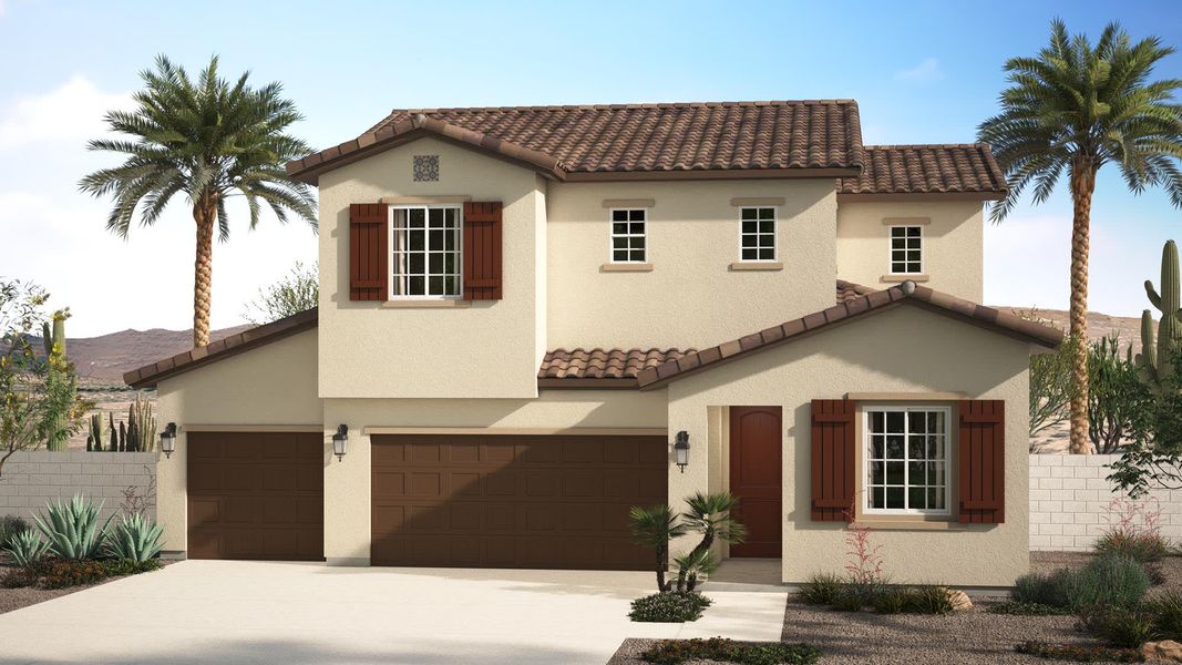 Spanish Elevation | Faustus | Marlowe | New Homes in Glendale, AZ | Landsea Homes