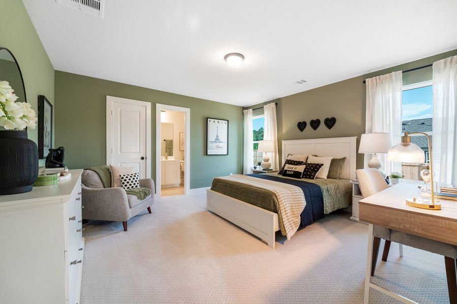 Furnished interior in a model home at The Reserve at Huntsville in Huntsville (Image 25).