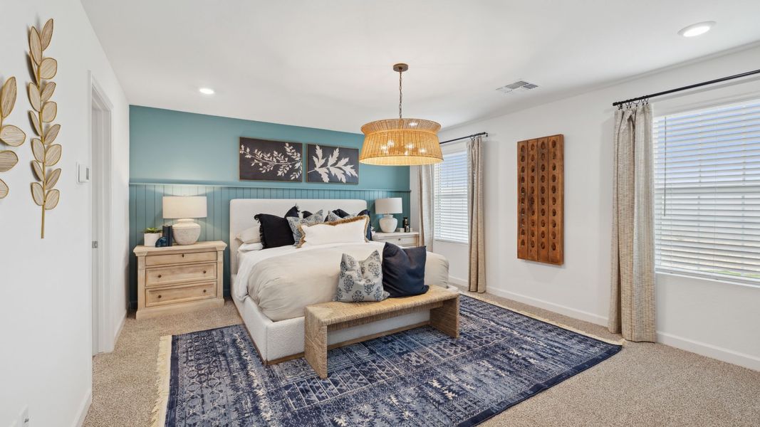 Furnished interior in a model home at Remington in Buckeye (Image 38).