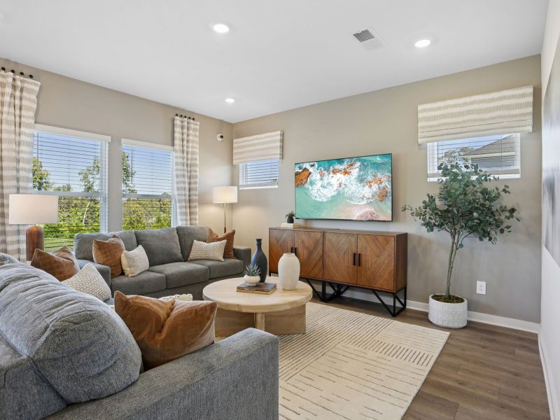 Furnished interior in a model home at Bear Springs in Columbia (Image 8).