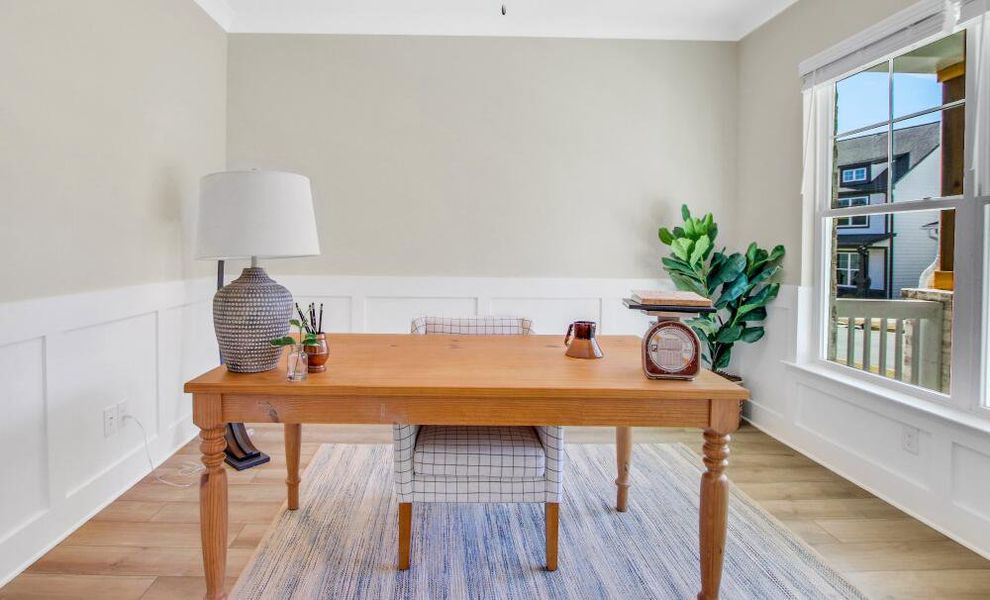 Furnished interior in a model home at Clubside Reserve at Summerlake in Lexington (Image 13). Furnished interior in a model home at Clubside Reserve at Summerlake in Lexington (Image 13).