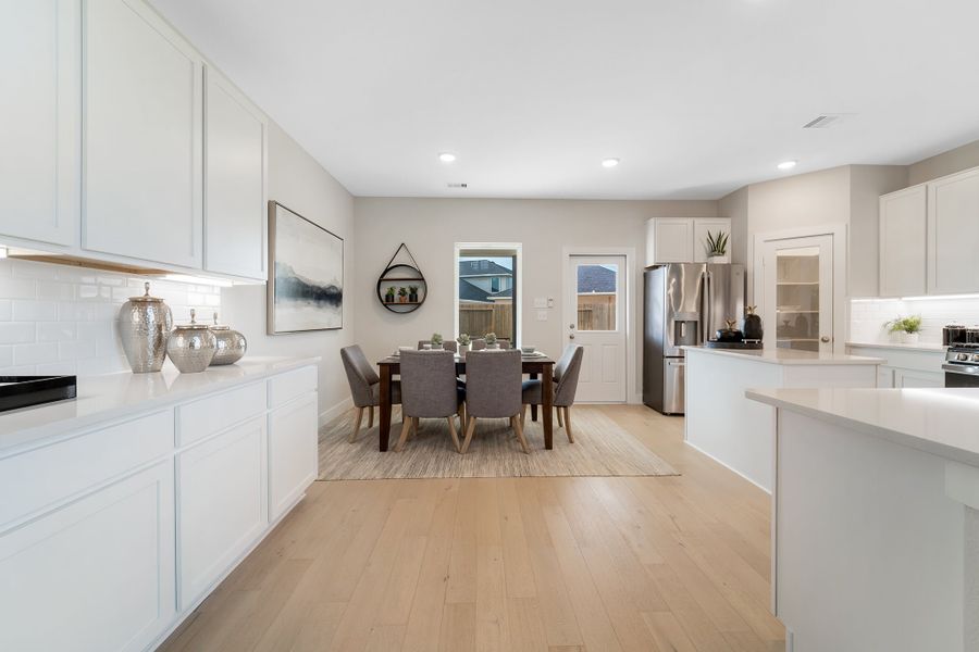 Furnished interior in a model home at Bluestem in Brookshire (Image 28). Furnished interior in a model home at Bluestem in Brookshire (Image 28).