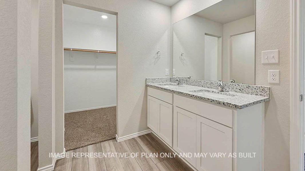 Furnished interior in a model home at Knox Landing in Bryan (Image 6).