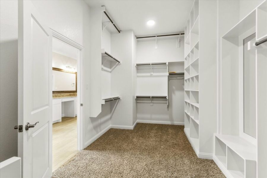 Furnished interior in a model home at Wildcat Ridge in Godley (Image 4). Furnished interior in a model home at Wildcat Ridge in Godley (Image 4).