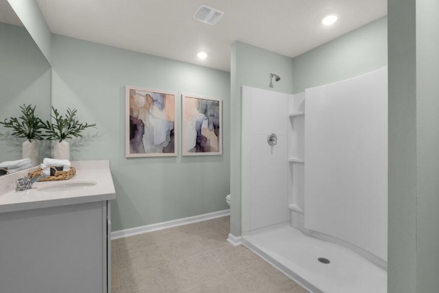 Furnished interior in a model home at Salt Creek At Mexico Beach in Mexico Beach (Image 21).