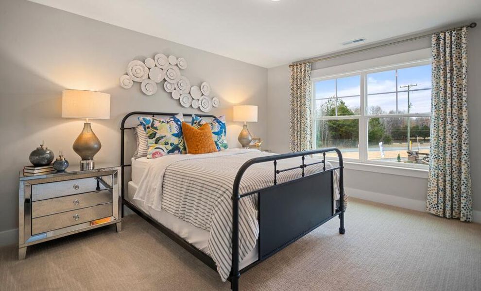 Furnished interior in a model home at Carraway in Greensboro (Image 23).