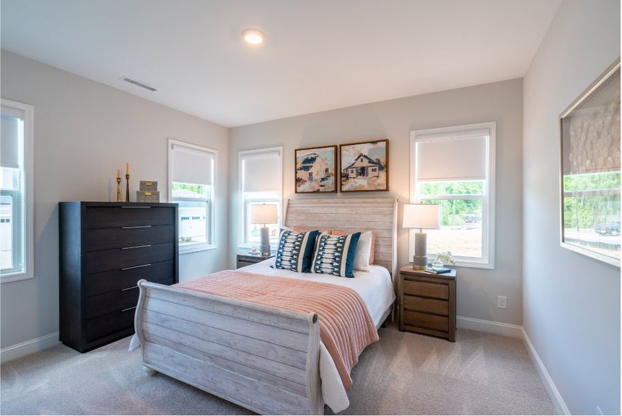 Furnished interior in a model home at The Walk at East Village in Clayton (Image 44). Furnished interior in a model home at The Walk at East Village in Clayton (Image 44).