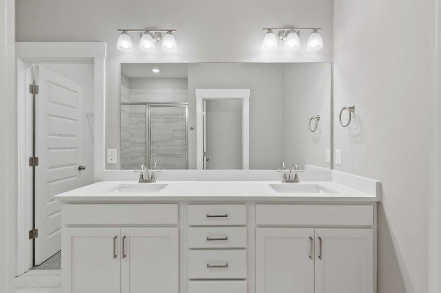 Furnished interior in a model home at The Paddock in Gallatin (Image 10).