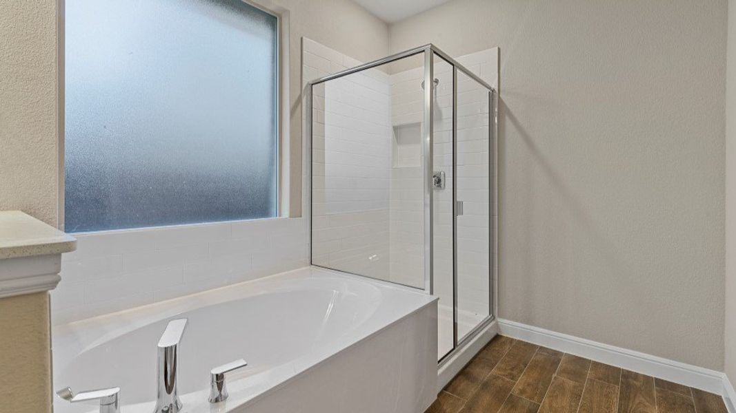 Furnished interior in a model home at Eden Ranch in Arlington (Image 28).