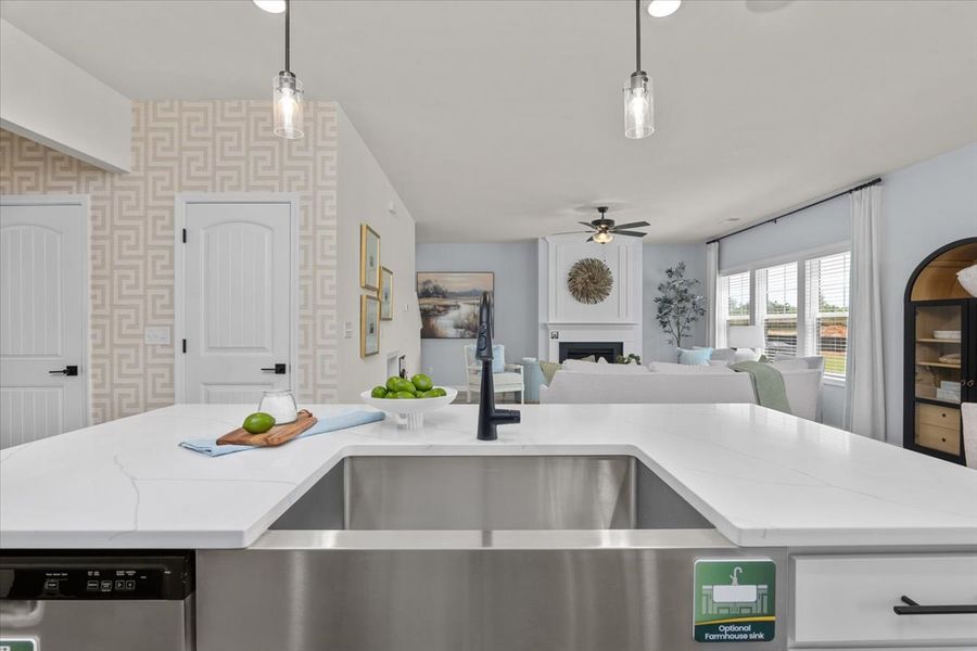 Furnished interior in a model home at Southbridge in Sumter (Image 28).