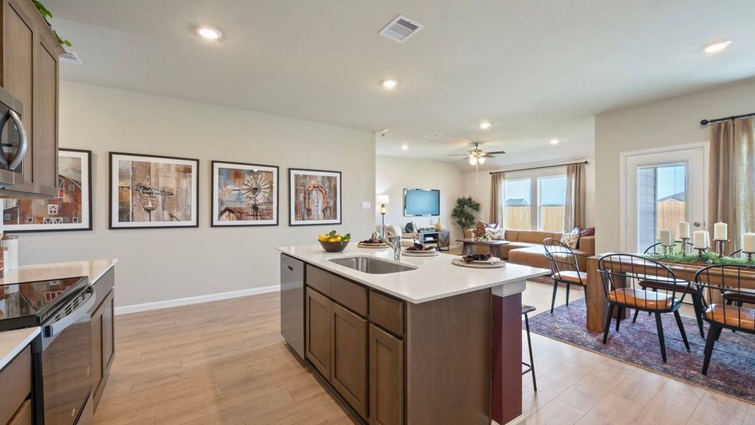 Furnished interior in a model home at Grand Lake in Snook (Image 10).
