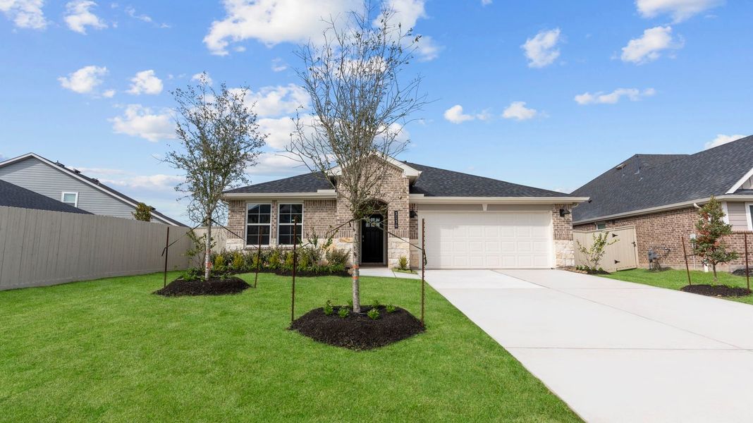 Front exterior of a home in the Westland Ranch 50' Homesites community, located in League City, TX (Image 21). Front exterior of a home in the Westland Ranch 50' Homesites community, located in League City, TX (Image 21).