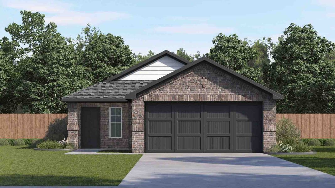 Front exterior of a home in the Allison Park community, located in Houston, TX (Image 8).
