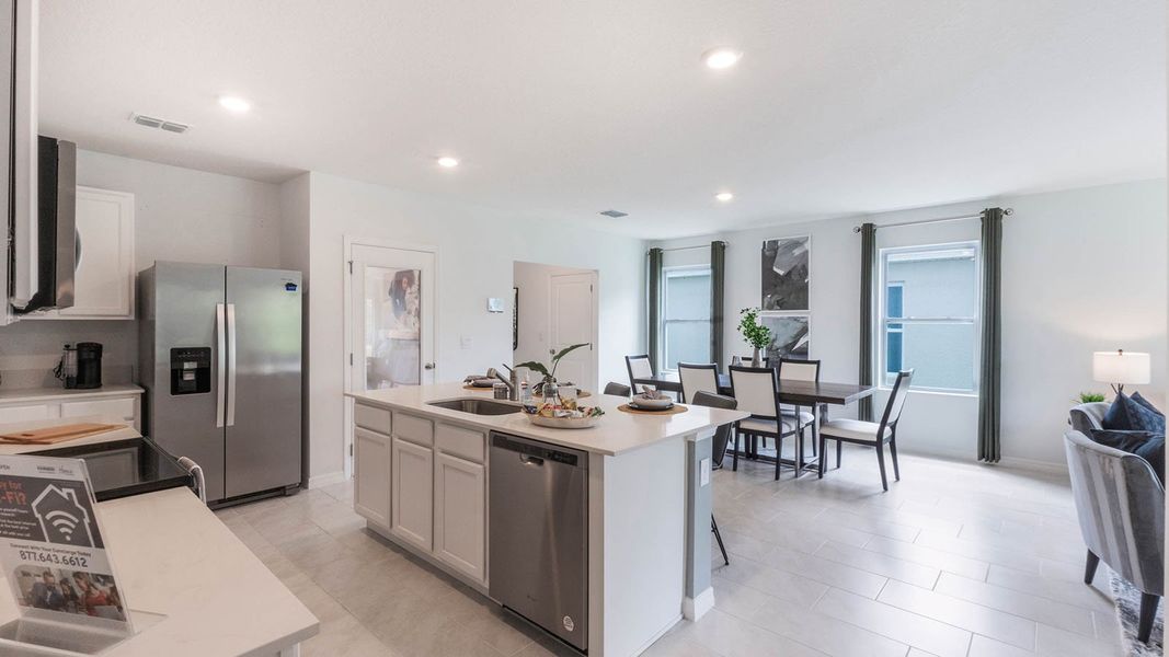 Furnished interior in a model home at Avalon Park Tavares in Tavares (Image 7).